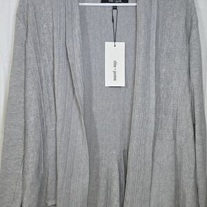 Chloe + Isabel Soft Gray Knit Cardigan